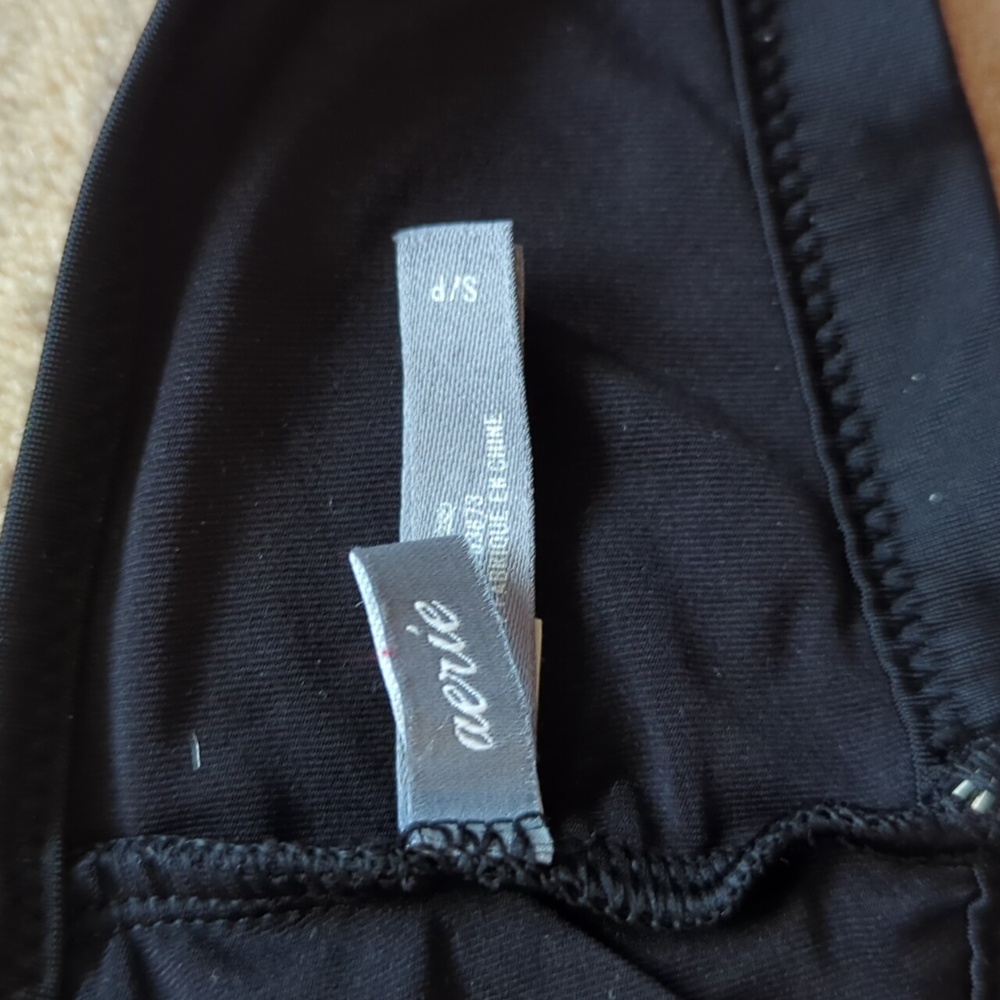 Aerie S Black Strappy Bikini - Picture 7 of 11